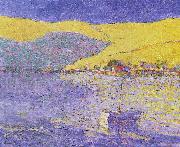 Seldon Connor Gile Boat and Yellow Hills oil painting picture wholesale